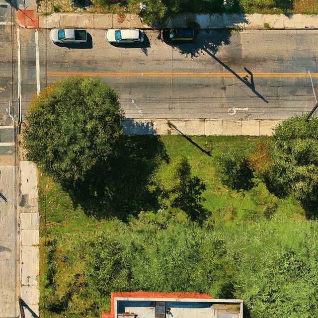 Overhead view style, Midjourney V8.2, render 3 of 4