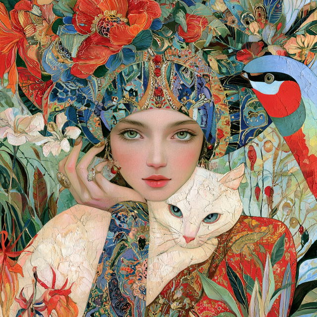 Oxana Zaika style, Midjourney V8.2, render 1 of 4