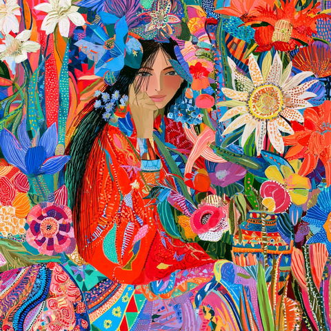 Pacita Abad style (Painters), Midjourney V8.2