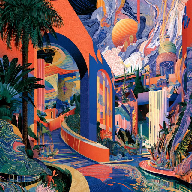 Panfuturism style, Midjourney V8.2, render 2 of 4