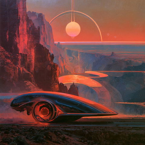 Panfuturism style (Genres), Midjourney V8.2