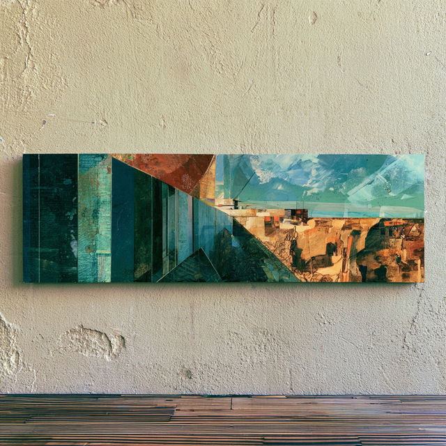 Panoramic composition style, Midjourney V8.2, render 1 of 4