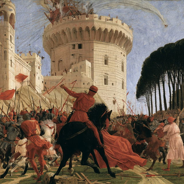 Paolo Uccello style, Midjourney V8.2, render 2 of 4