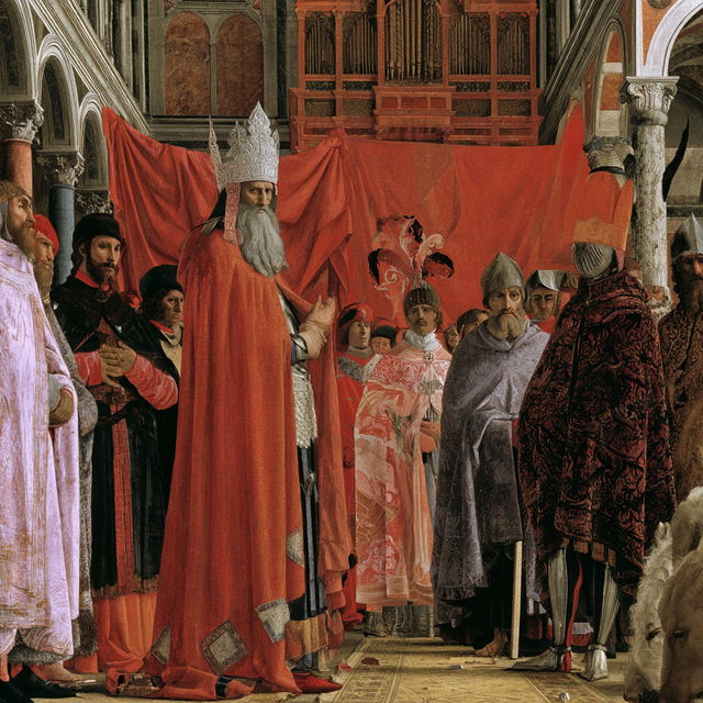 Paolo Uccello style, Midjourney V8.2, render 4 of 4