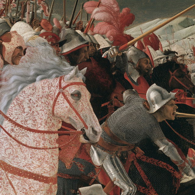 Paolo Uccello style, Midjourney V8.2, render 1 of 4