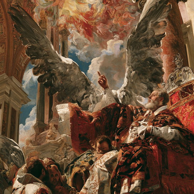 Paolo Veronese style, Midjourney V8.2, render 3 of 4