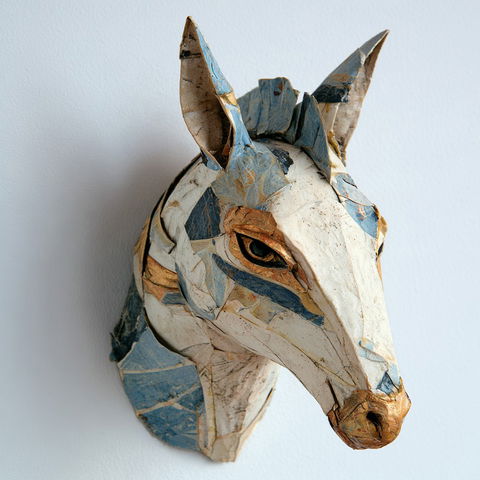 Papier-mache style (Techniques), Midjourney V8.2