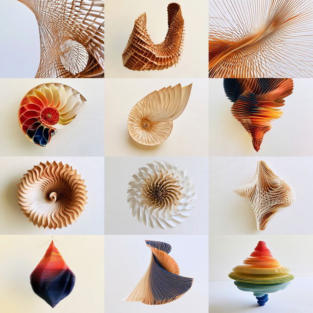 Parametric art style, Midjourney V8.2, render 4 of 4