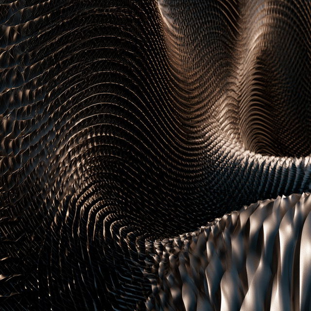 Parametric art style, Midjourney V8.2, render 3 of 4