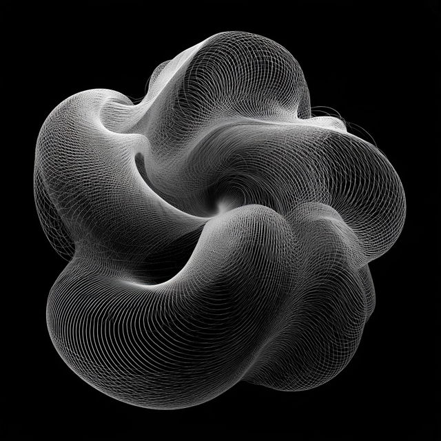 Parametric drawing style, Midjourney V8.2, render 2 of 4