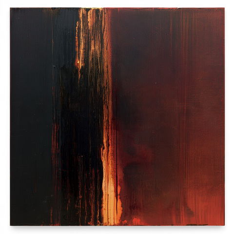 Pat Steir style (Painters), Midjourney V8.2