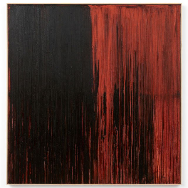 Pat Steir style, Midjourney V8.2, render 3 of 4