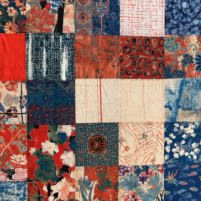 Patchwork style, Midjourney V8.2, render 4 of 4