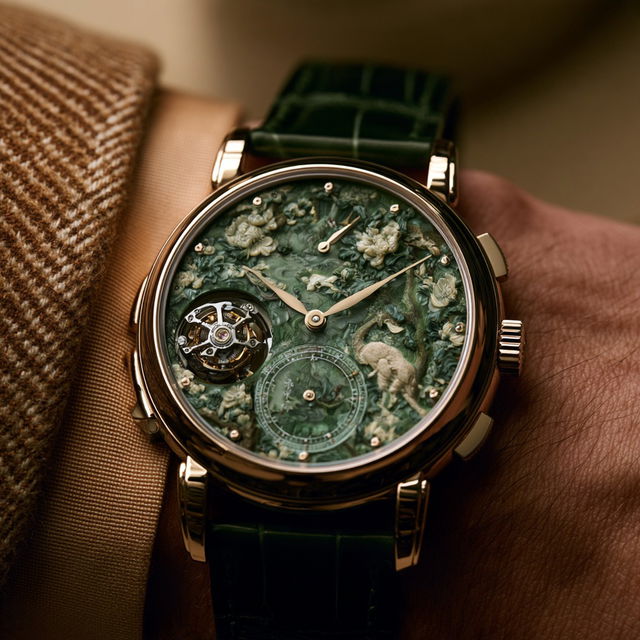 Patek Philippe style, Midjourney V8.2, render 4 of 4
