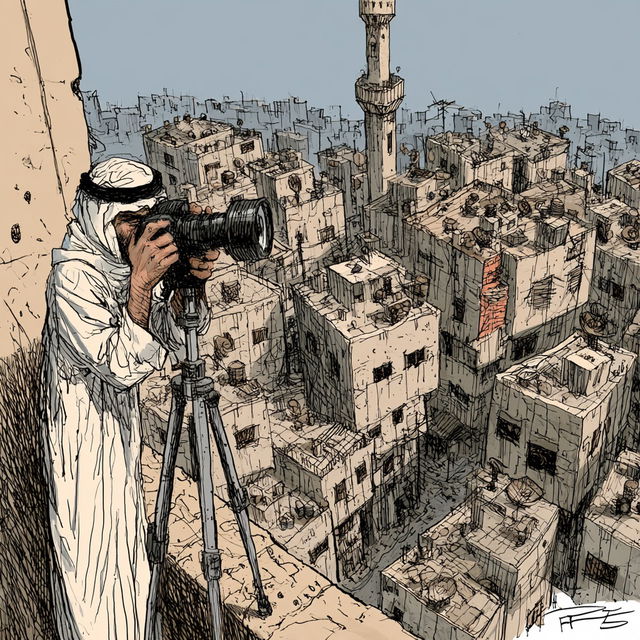 Patrick Chappatte style, Midjourney V8.2, render 2 of 4