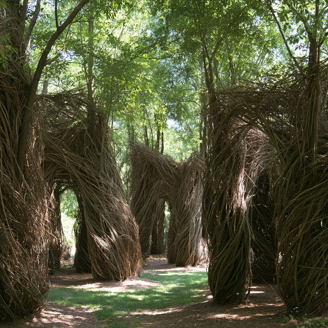 Patrick Dougherty style, Midjourney V8.2, render 4 of 4