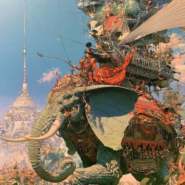Patrick Woodroffe style, Midjourney V8.2, render 2 of 4