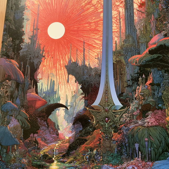 Patrick Woodroffe style, Midjourney V8.2, render 4 of 4
