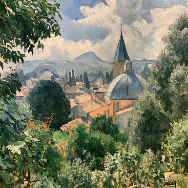Paul Cezanne style, Midjourney V8.2, render 4 of 4