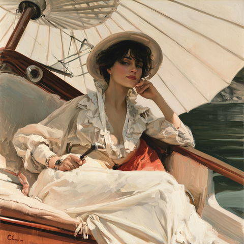Paul Chabas style (Painters), Midjourney V8.2