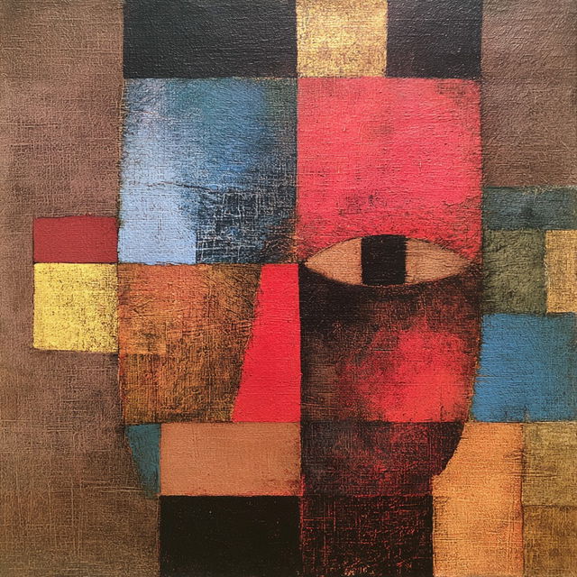 Paul Klee style, Midjourney V8.2, render 3 of 4