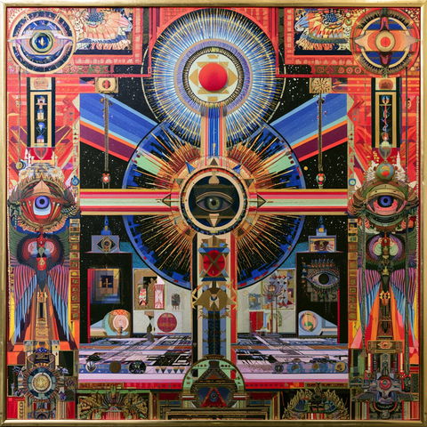 Paul Laffoley style (Painters), Midjourney V8.2