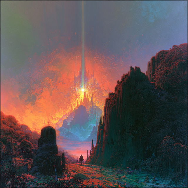 Paul Lehr style, Midjourney V8.2, render 2 of 4