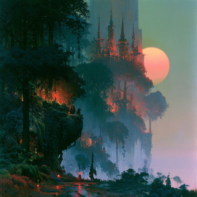 Paul Lehr style, Midjourney V8.2, render 4 of 4