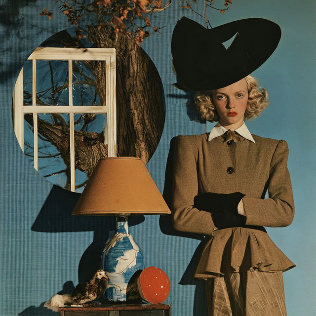 Paul Outerbridge style, Midjourney V8.2, render 2 of 4