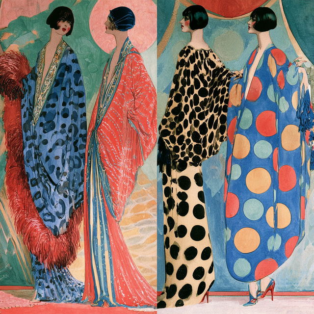 Paul Poiret style, Midjourney V8.2, render 2 of 4