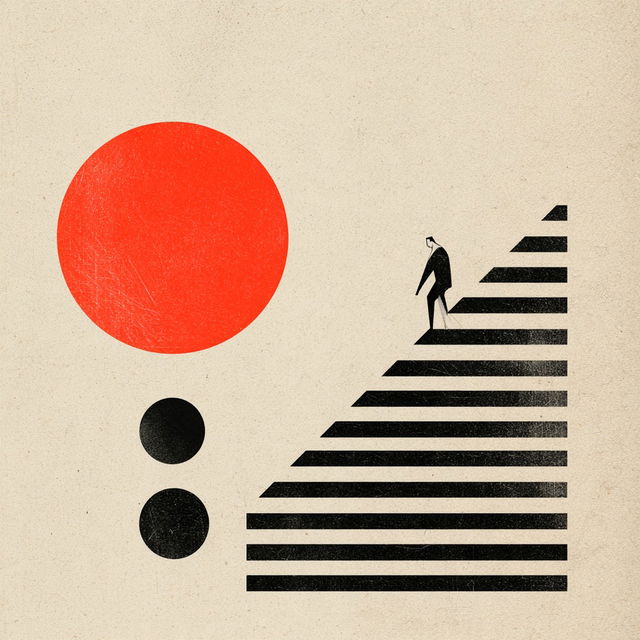Paul Rand style, Midjourney V8.2, render 4 of 4