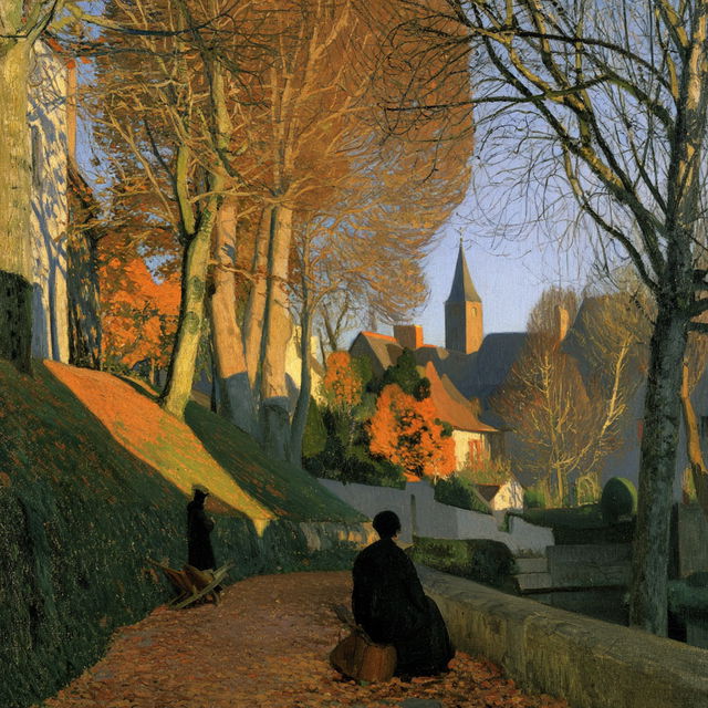 Paul Serusier style, Midjourney V8.2, render 4 of 4