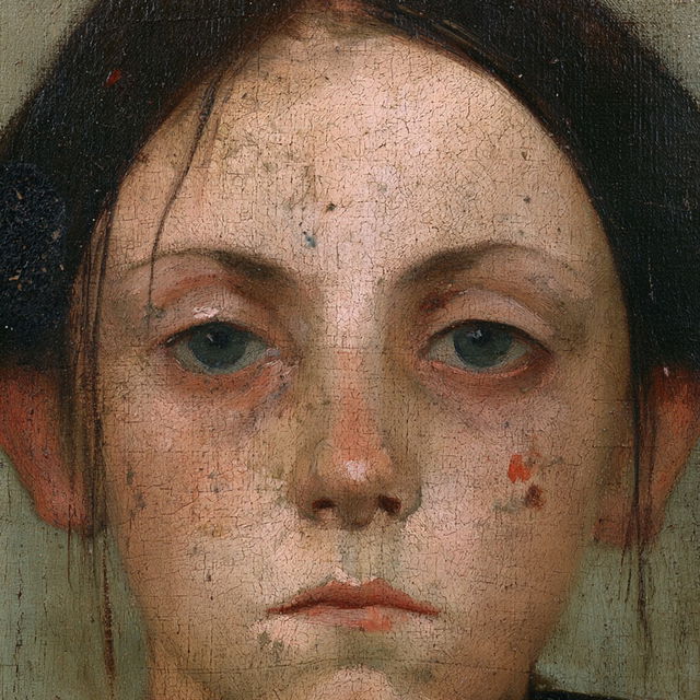 Paula Modersohn-Becker style, Midjourney V8.2, render 1 of 4