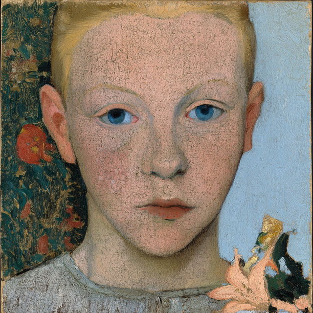 Paula Modersohn-Becker style, Midjourney V8.2, render 3 of 4