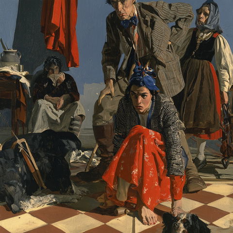 Paula Rego style (Painters), Midjourney V8.2