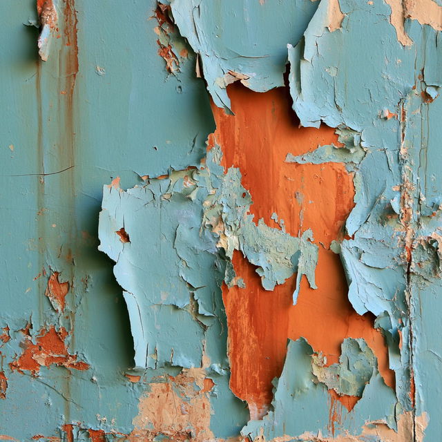 Peeling texture style, Midjourney V8.2, render 4 of 4