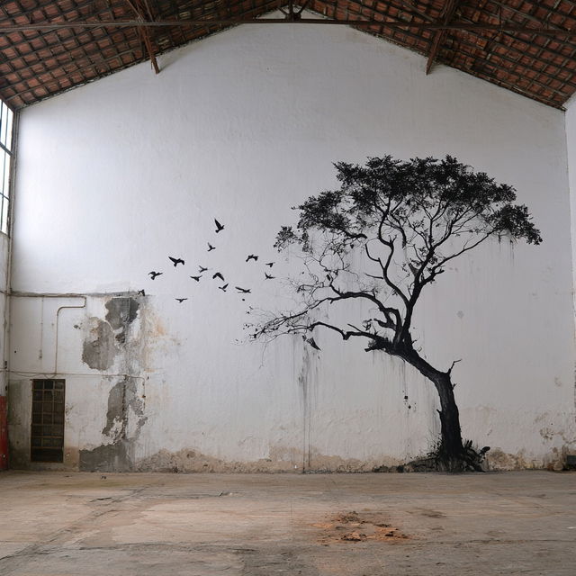 Pejac style, Midjourney V8.2, render 3 of 4