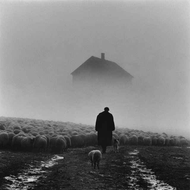 Pentti Sammallahti style, Midjourney V8.2, render 3 of 4