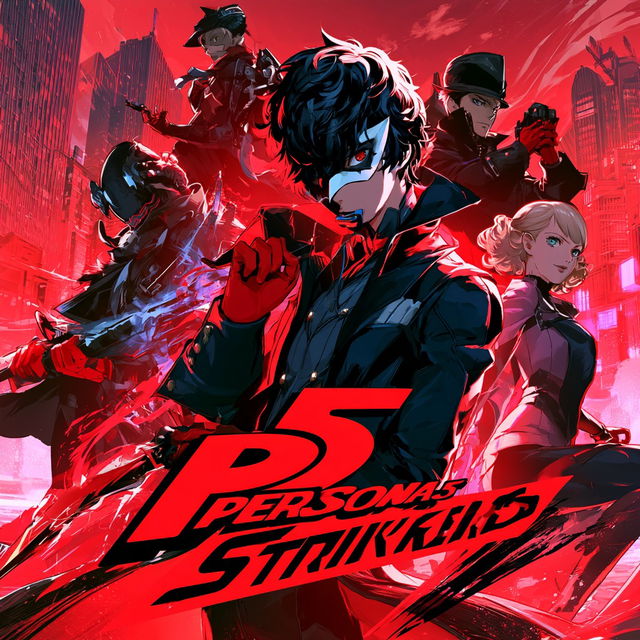 Persona 5 Strikers style, Midjourney V8.2, render 3 of 4