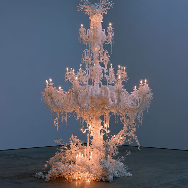 Petah Coyne style, Midjourney V8.2, render 4 of 4