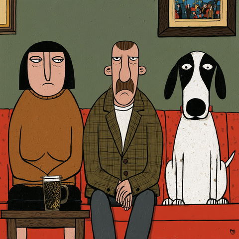 Pete McKee style (Illustrators), Midjourney V8.2