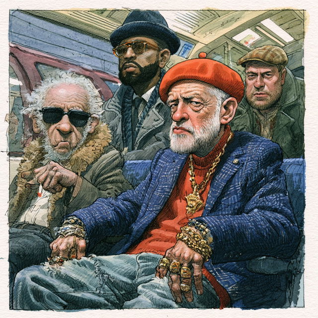 Peter Brookes style, Midjourney V8.2, render 4 of 4