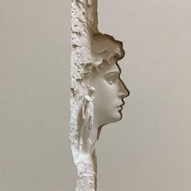 Peter Callesen style, Midjourney V8.2, render 1 of 4