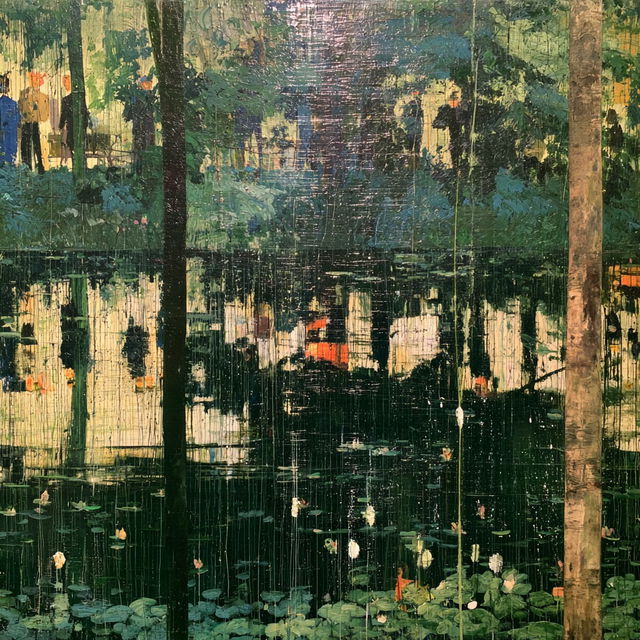 Peter Doig style, Midjourney V8.2, render 1 of 4