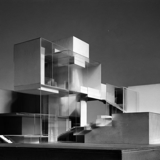 Peter Eisenman style, Midjourney V8.2, render 2 of 4
