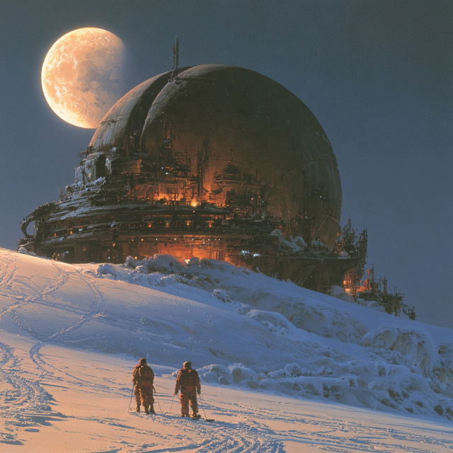 Peter Elson style, Midjourney V8.2, render 4 of 4