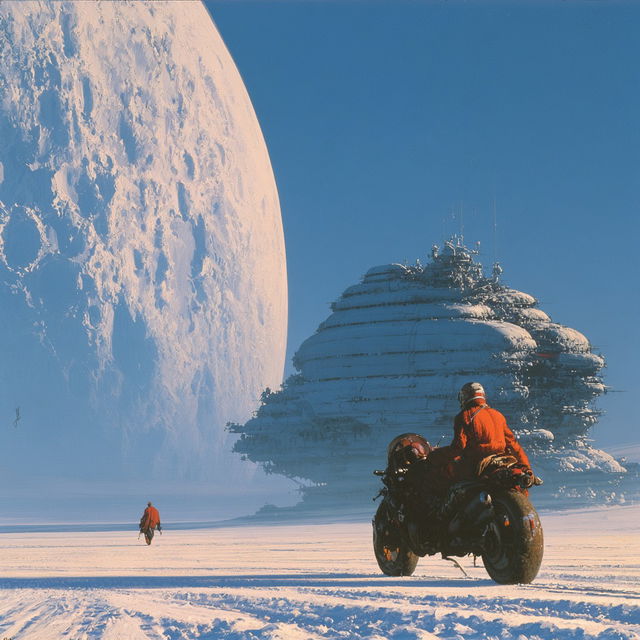 Peter Elson style, Midjourney V8.2, render 3 of 4