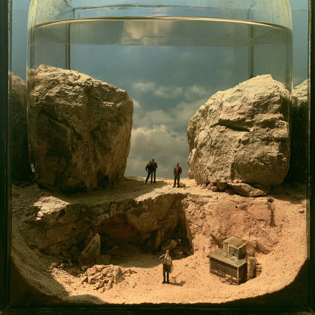 Peter Fischli and David Weiss style, Midjourney V8.2, render 2 of 4