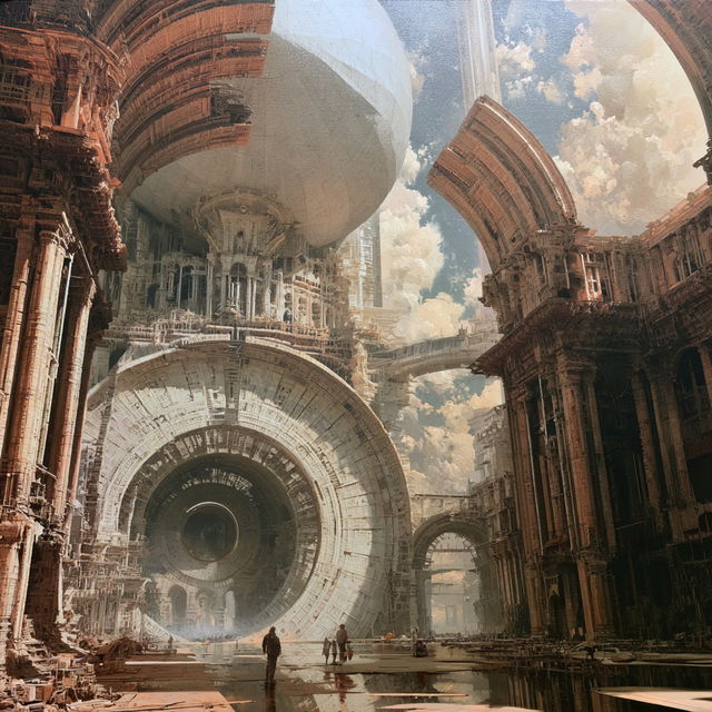 Peter Gric style, Midjourney V8.2, render 4 of 4