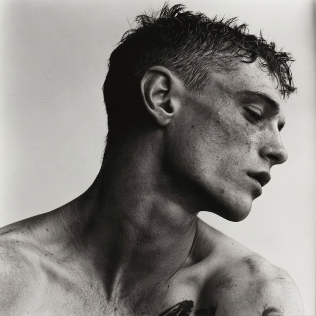 Peter Hujar style, Midjourney V8.2, render 2 of 4